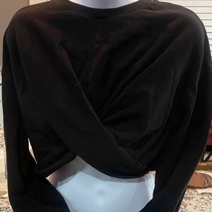 Black new crop top sweater from shein. Never worn!